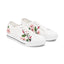 White Wedding Cherry Blossoms Women's Low Top