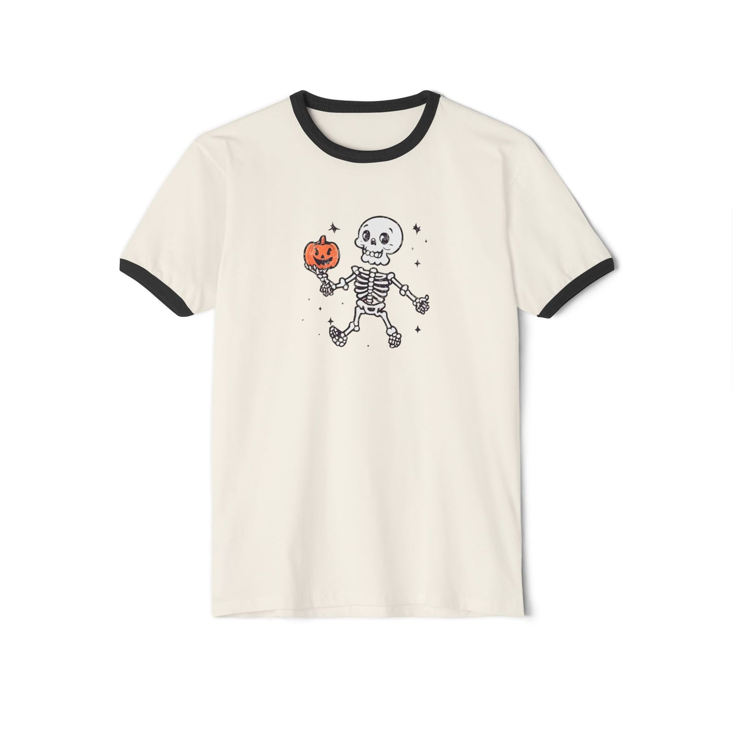 Vintage Skeleton Hamlet Ringer T-Shirt