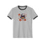 Vintage Black Cat Ringer T-Shirt