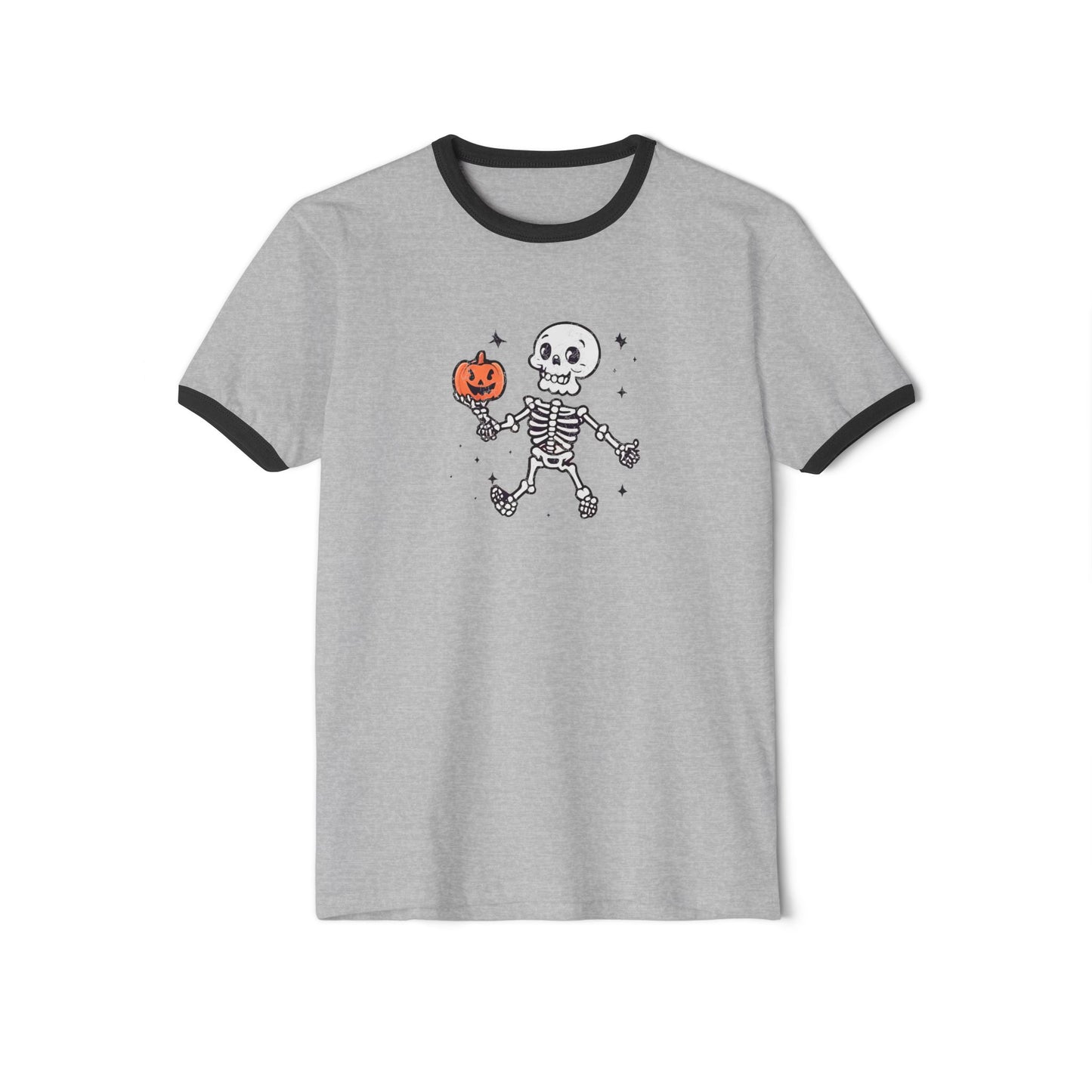 Vintage Skeleton Hamlet Ringer T-Shirt