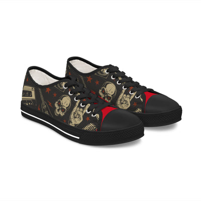 Punk Music Retro Womens Lo Tops
