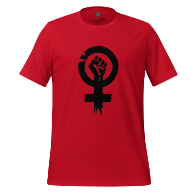 Bold feminist power symbol graphic — striking protest shirt for everyday resistance and unapologetic equality