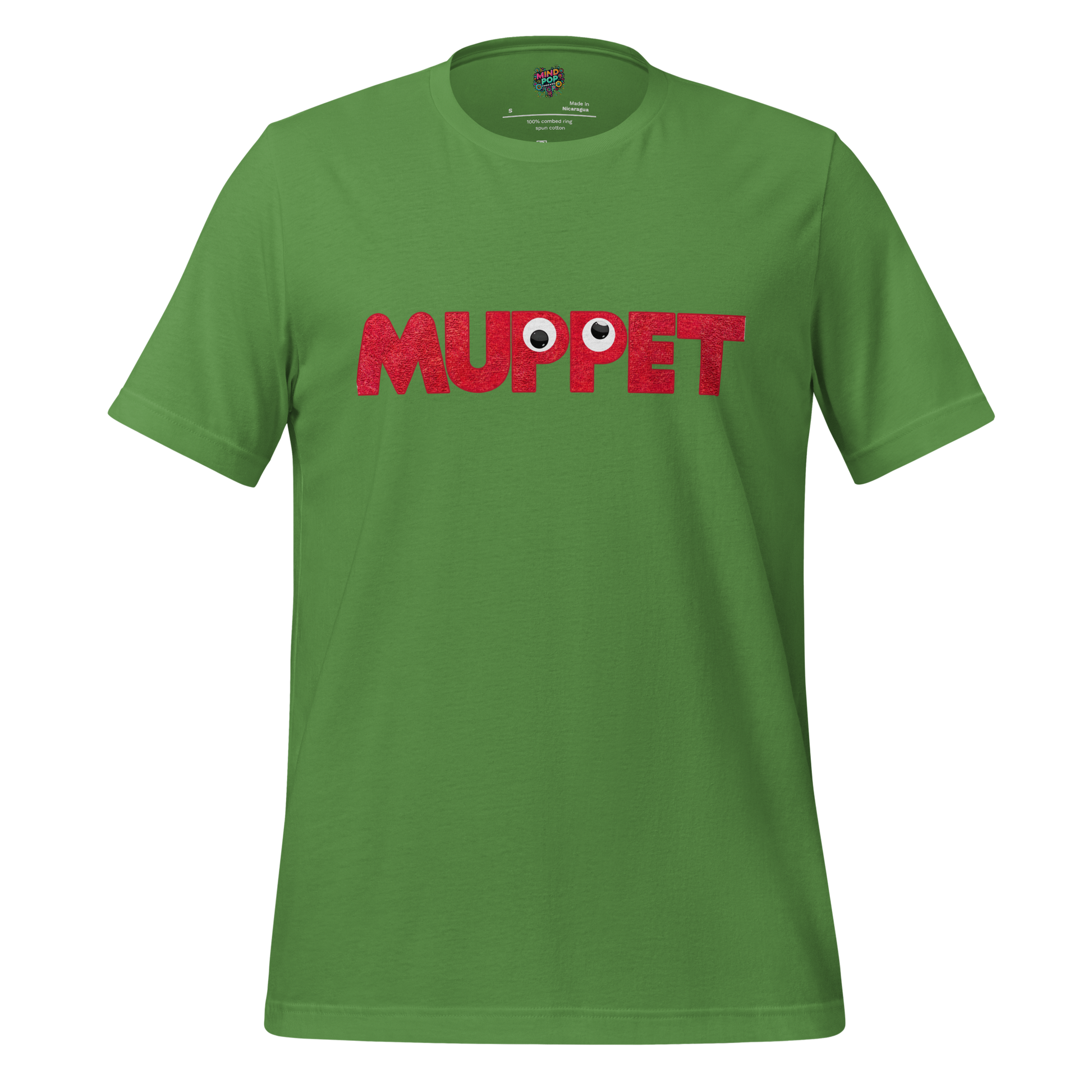 Googly-eyed character with hairy, fuzzy lettering — Muppet-inspired chaos design that’s wild, weird, and way too lovable

