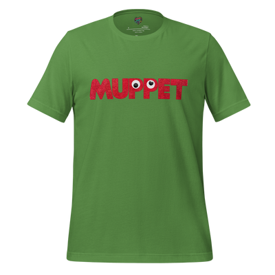 Googly-eyed character with hairy, fuzzy lettering — Muppet-inspired chaos design that’s wild, weird, and way too lovable
