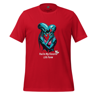 Retro-style text reading “Out of every carbon-based weirdo on Earth, you’re the one” — quirky love shirt with sarcastic Valentine energy
GAY PRIDE