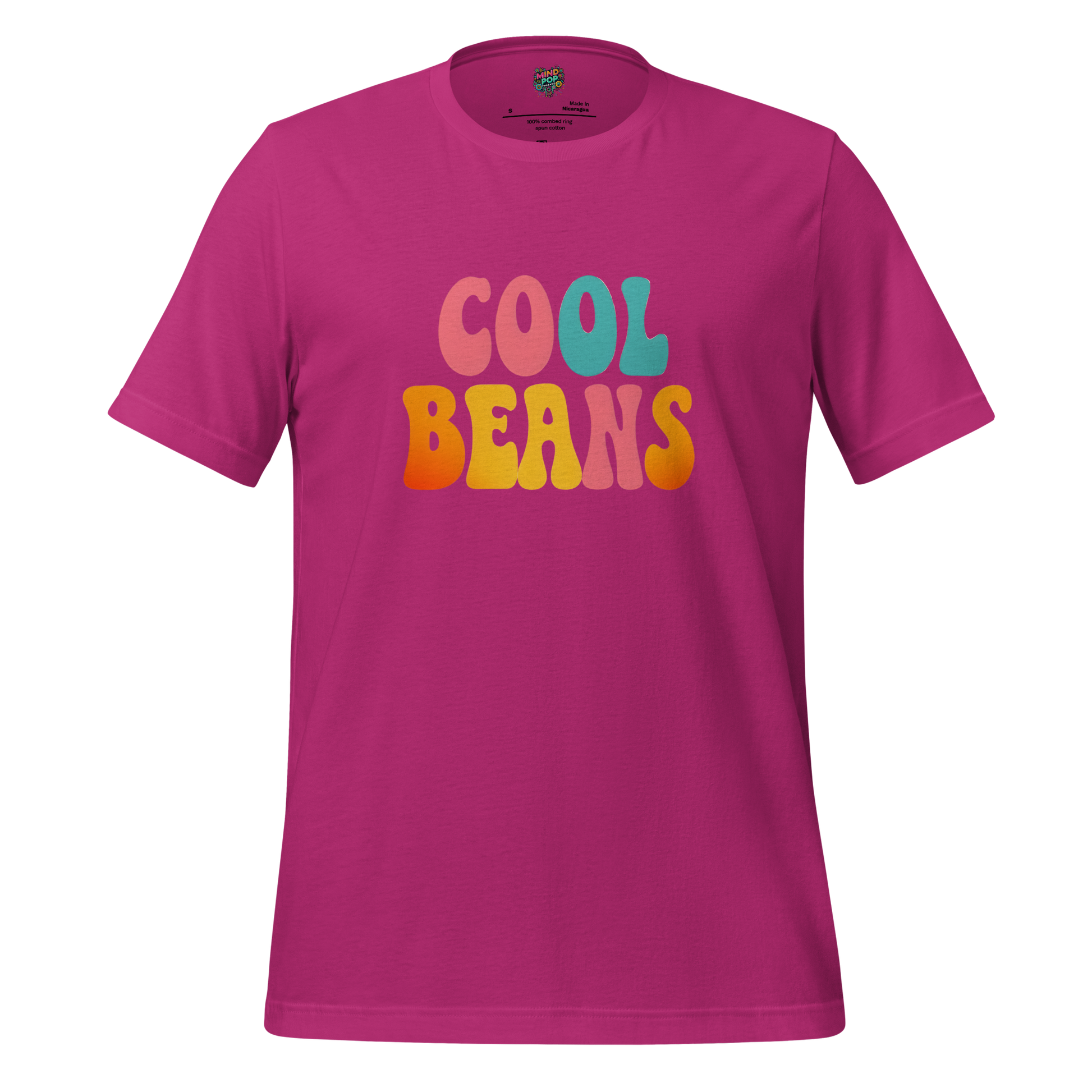 Colorful retro-style text reading “Cool Beans” in bold vintage lettering — nostalgic Gen X phrase with playful 80s/90s aesthetic
