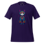 Framed portrait of a sugar skull woman with floral crown and painted face — elegant Día de los Muertos-inspired design with gothic beauty
