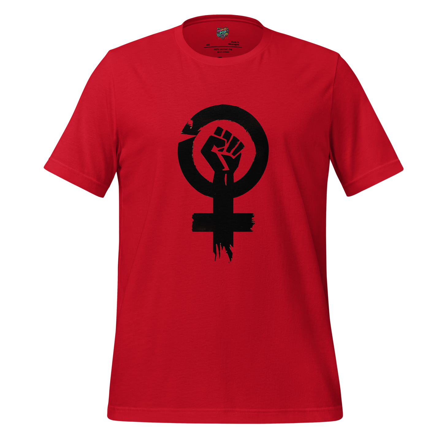 Bold feminist power symbol graphic — striking protest shirt for everyday resistance and unapologetic equality