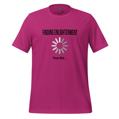 Loading bar with text “Finding Enlightenment, Please Wait” — funny spiritual parody mixing digital humor with modern mindfulness
