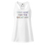 Fitted racerback tank top with the phrase “I Am Here for the Great Ass” — bold, funny double-meaning yoga shirt for glute fans and gym-goers with attitude