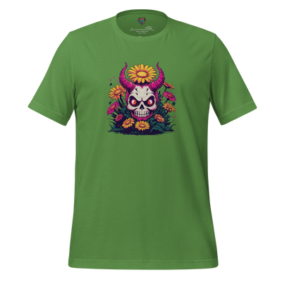 Cartoon monster sneezing with puffy eyes and tissues — graphic-only allergy season design capturing hay fever chaos in monstrous form