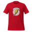 Bold text reading “I Am the Hot Flash” with fiery flair — empowering menopause shirt turning hormonal chaos into a midlife superpower

