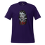 Cartoon vampire with sharp fangs and smug grin next to bold text “I Bite” — playful gothic design with a hint of sass and Halloween charm
