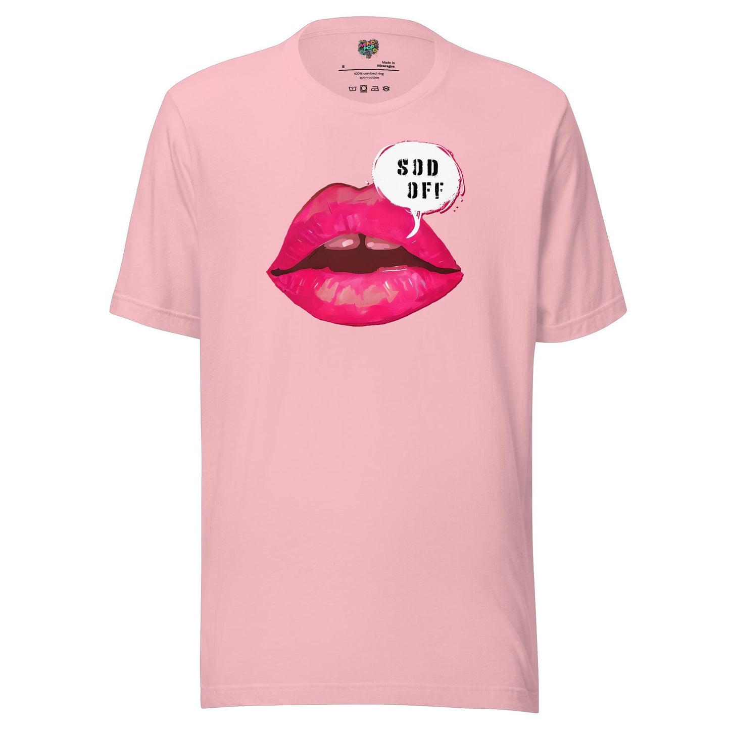 Sod Off Bold Lip Graphic Shirt