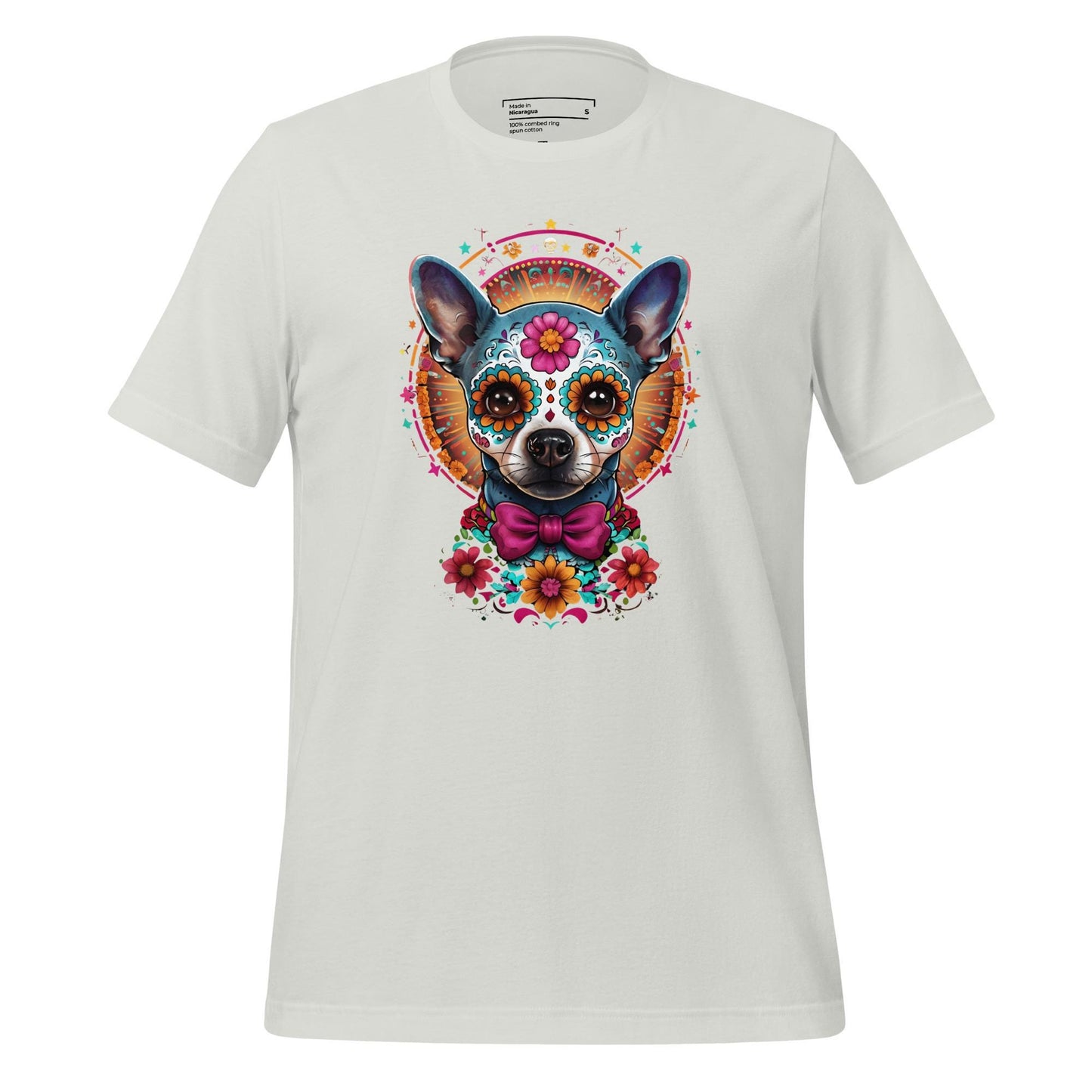 Sugar Skull Pet Memorial Cotton Shirt