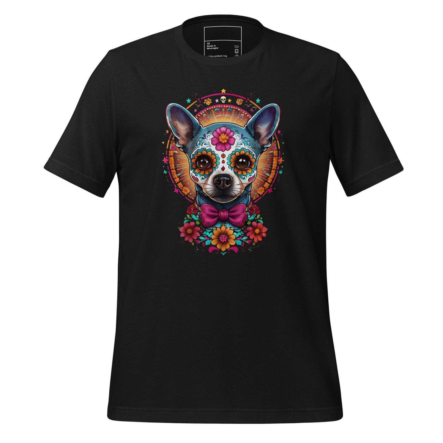 Sugar Skull Pet Memorial Cotton Shirt