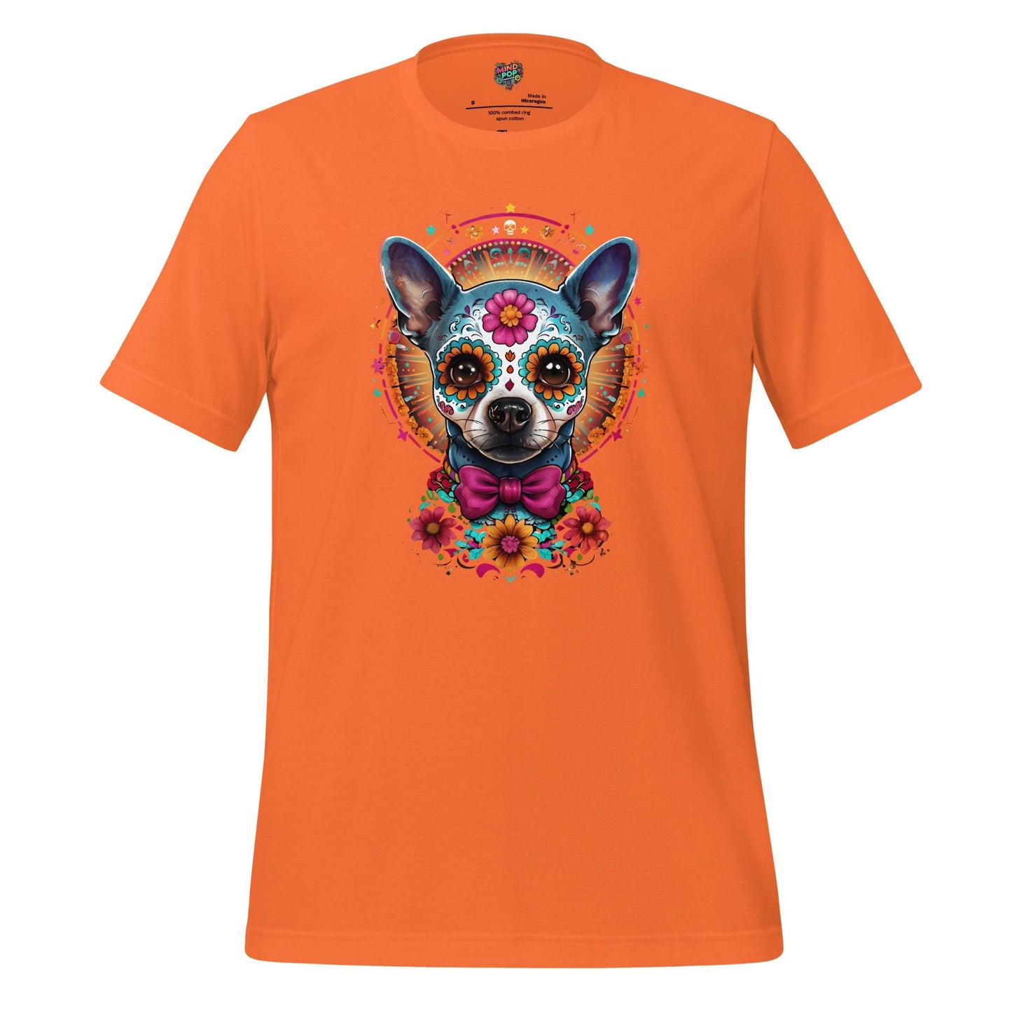 Sugar Skull Pet Memorial Cotton Shirt