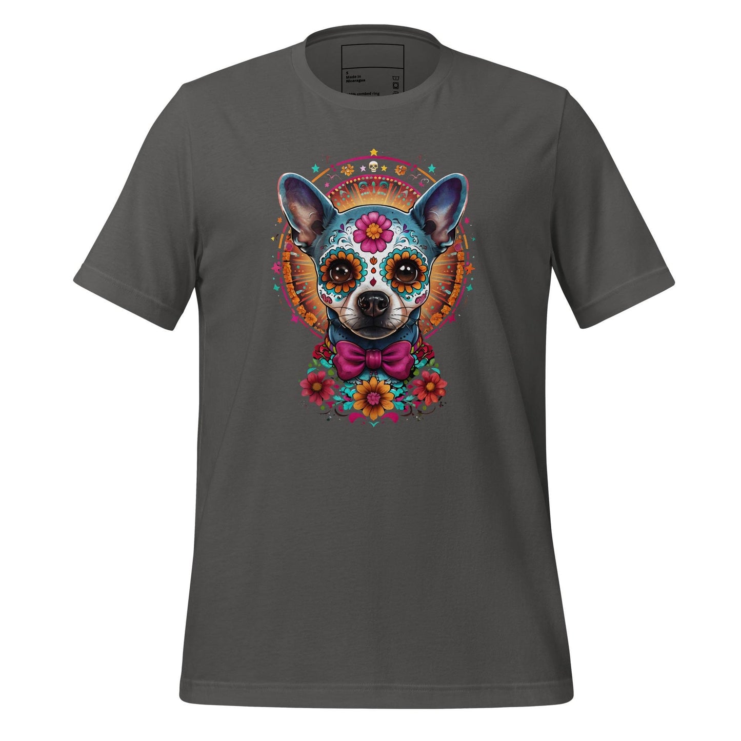 Sugar Skull Pet Memorial Cotton Shirt