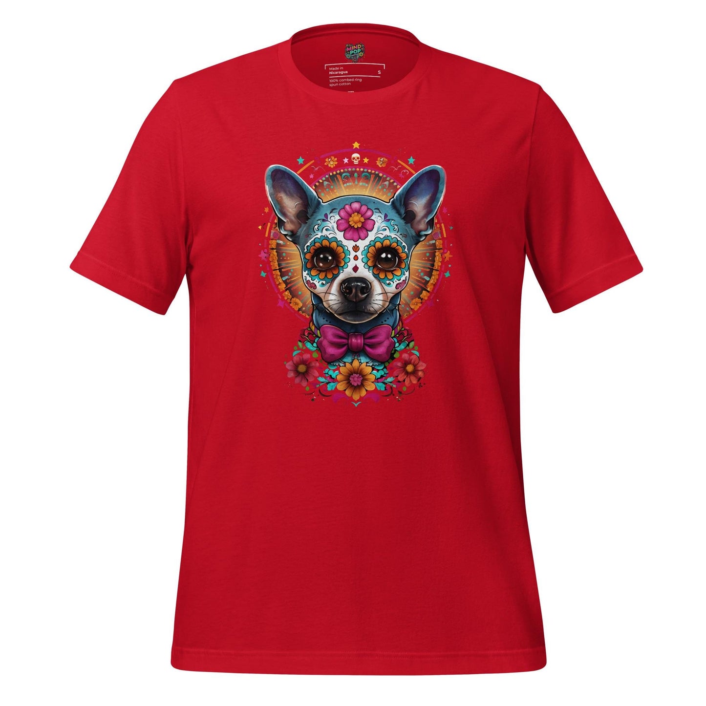 Sugar Skull Pet Memorial Cotton Shirt
