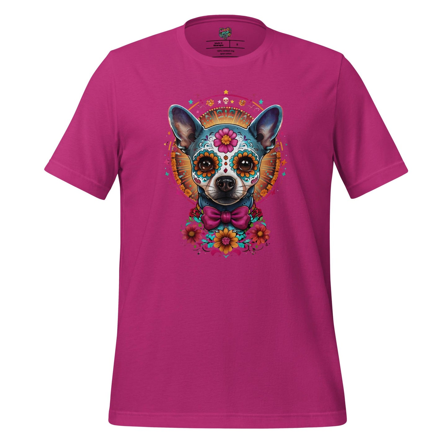 Sugar Skull Pet Memorial Cotton Shirt
