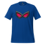 Minimalist superhero mask above the phrase “Insert Superhero Name Here” — funny customizable-style design for comic lovers and secret identities
