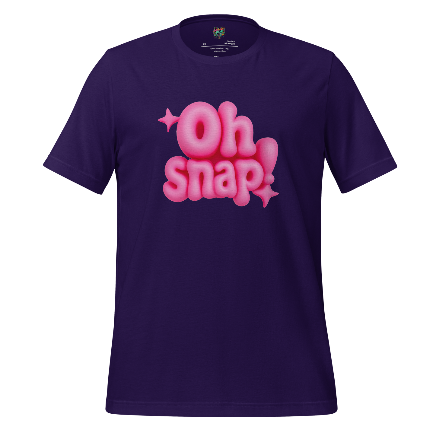 Bold retro-style text reading “Oh Snap!” — classic 90s comeback design with bright nostalgic flair and attitude
