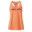 Fitted racerback tank top with the phrase “Ommm... My Back” — funny yoga shirt for sore stretchers, sarcastic yogis, and midlife mindfulness fans


