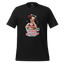 Retro pin-up girl holding a giant coffee cup with bold text “Perk Up, Buttercup” — vintage-style design with caffeine-fueled sass
