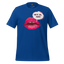 Bold graphic of lips with lightning and text “Smite Me Daddy” — irreverent design blending divine wrath and chaotic thirst with snarky style
