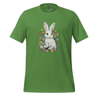 Cute bunny surrounded by spring flowers — sweet pastel design perfect for Easter, brunch, and maximum adorableness
