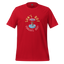 Oversized cartoon dog with tongue out in sunny scene — playful summer shirt celebrating happy pups and warm-weather chaos
