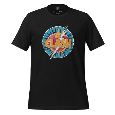 Mashup design referencing The Clash with comic book flair — perfect for punk nerds, music lovers, and pop culture pun addicts
