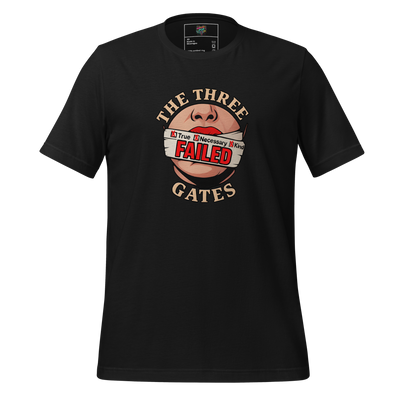 Mindfulness shirt featuring the Three Gates quote: “Is it True? Is it Necessary? Is it Kind?” — minimalist spiritual tee for intentional speech and quiet rebellion