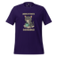Funny work shirt featuring a slumped cat with droopy eyes and an empty mug, text reads “Undercaffeinated / Overworked” — perfect for tired professionals and office zombies