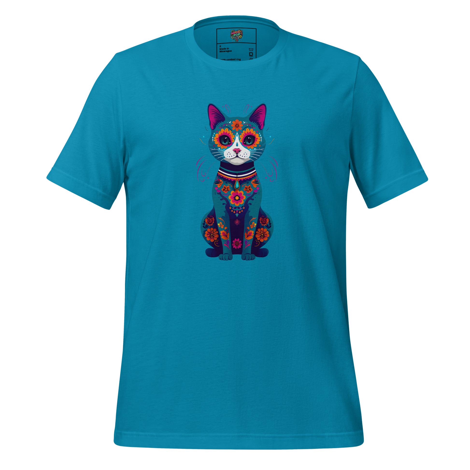 Day of the Dead Cat Shirt - MindPop Threads