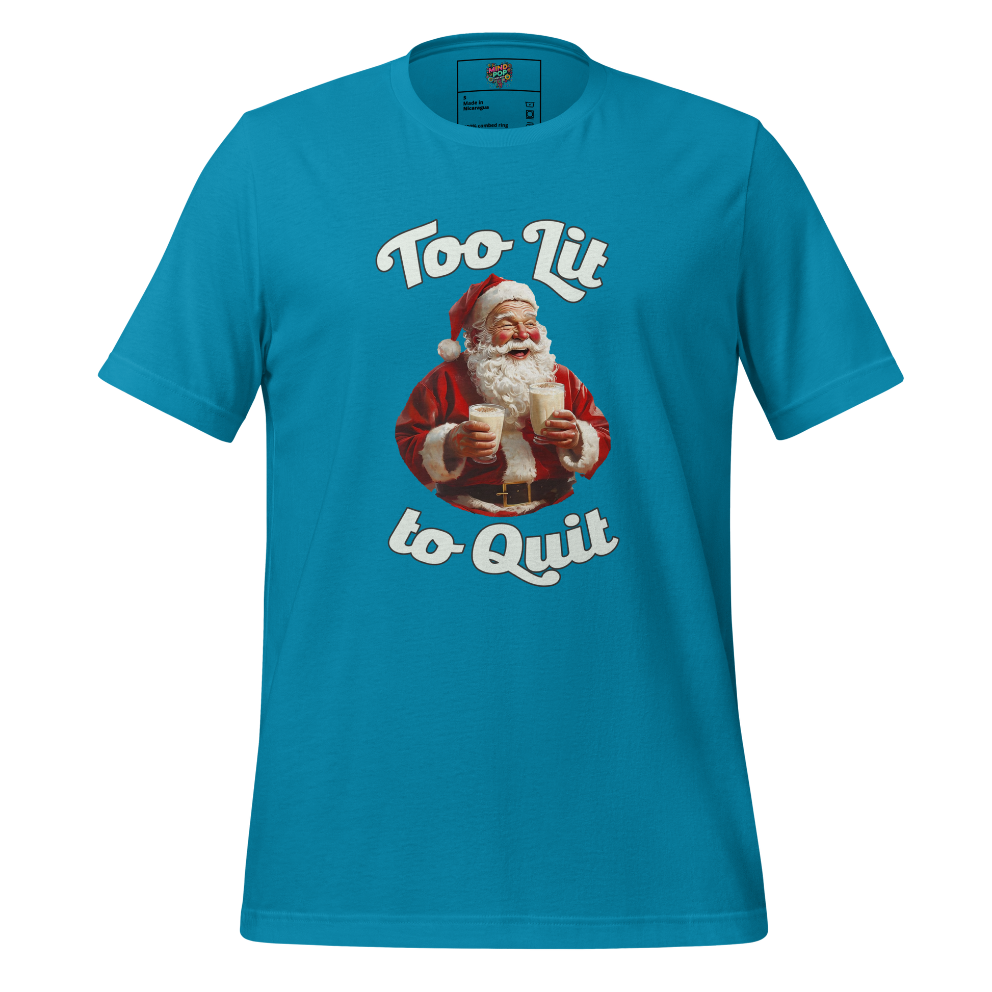 To Lit to Quit Santa Shirt - MindPop Threads