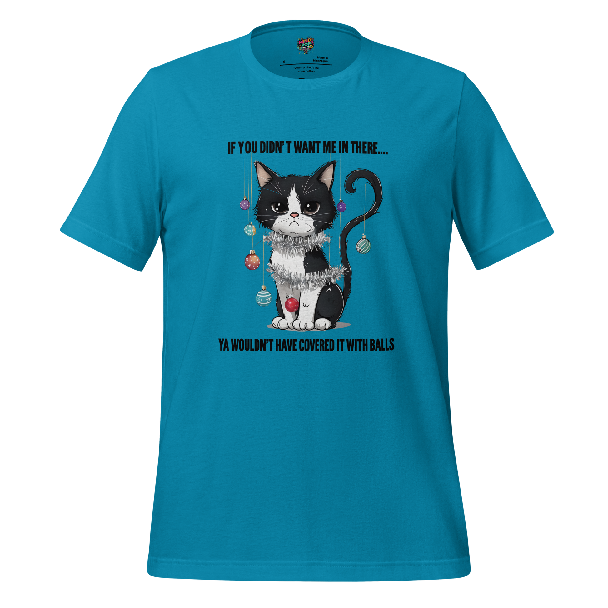 Cat vs Tree Christmas Round 2 Shirt - MindPop Threads