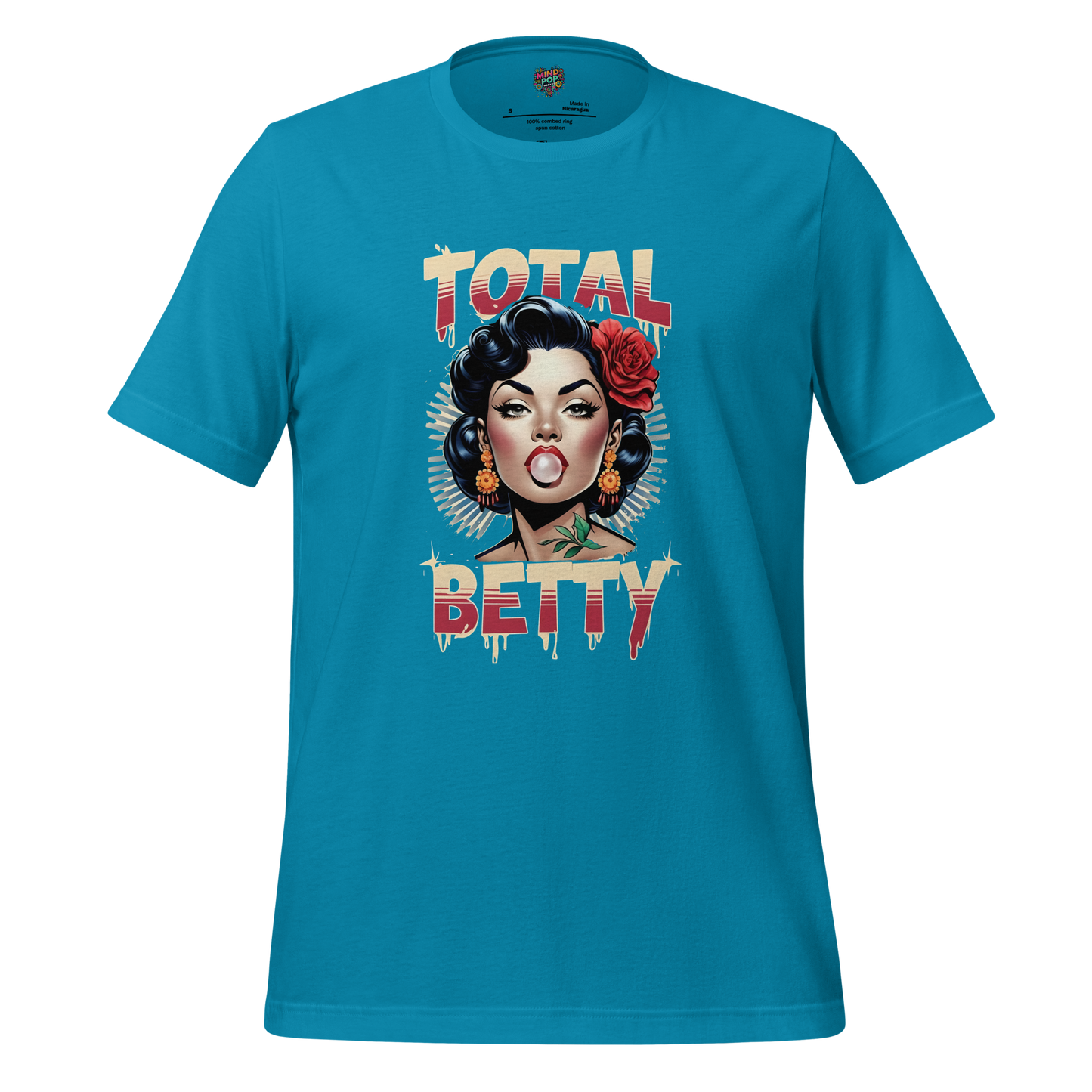 Total Betty – Chola Style Bubble Gum Babe Shirt - MindPop Threads