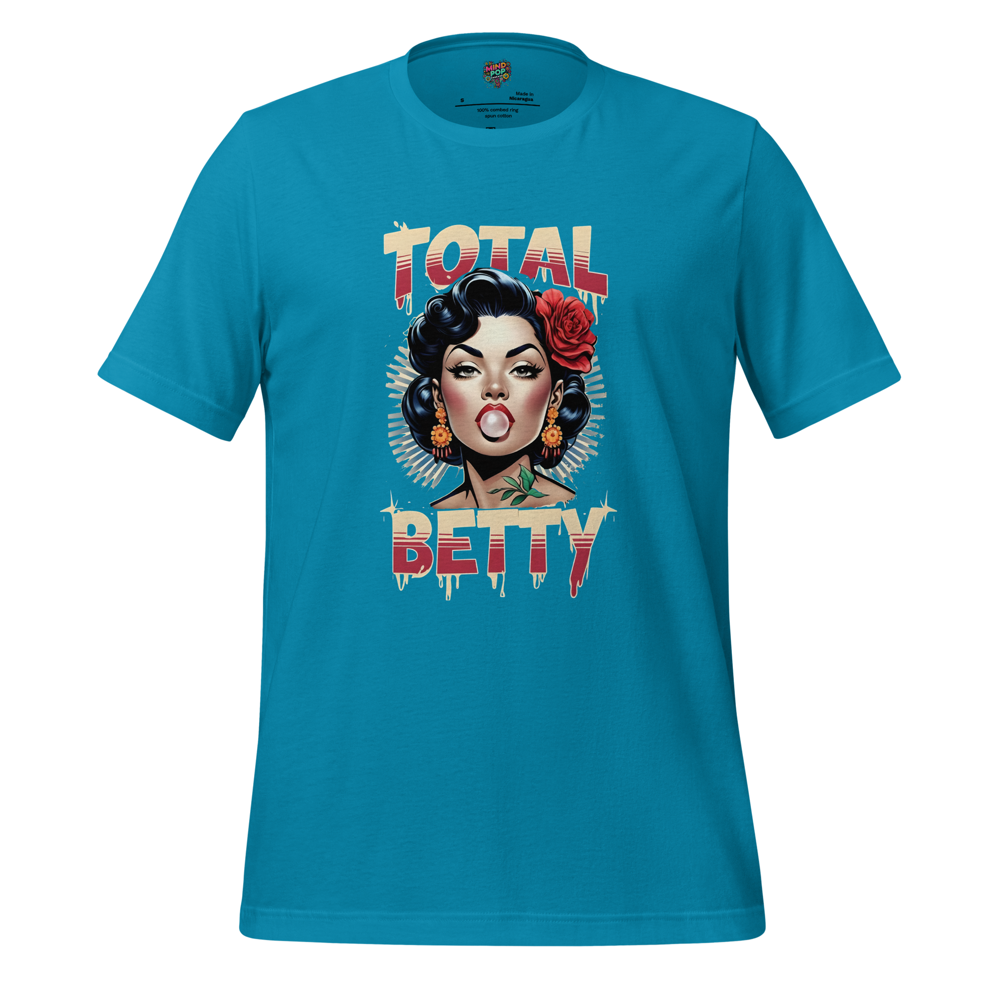 Total Betty – Chola Style Bubble Gum Babe Shirt - MindPop Threads
