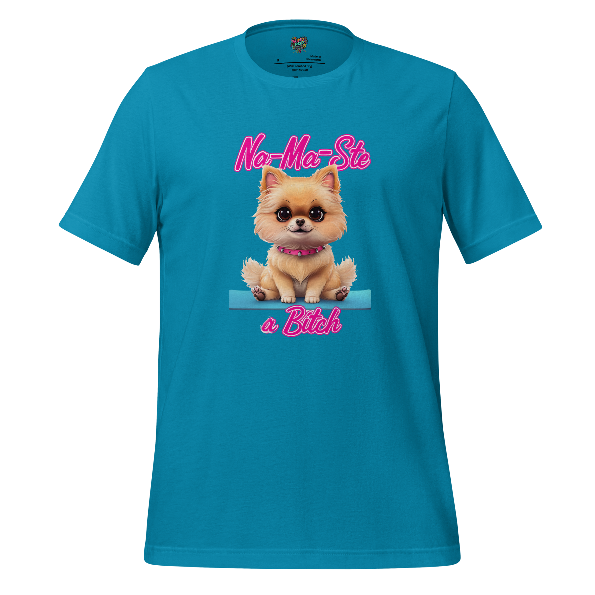 Na-Ma-Ste A Bitch PomPom Shirt - MindPop Threads