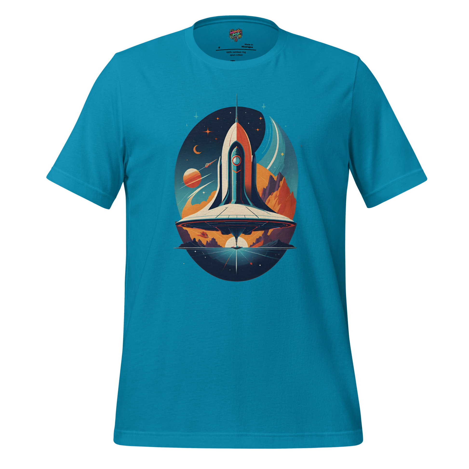Retro Sci-Fi Spaceship Shirt  T-Shirt