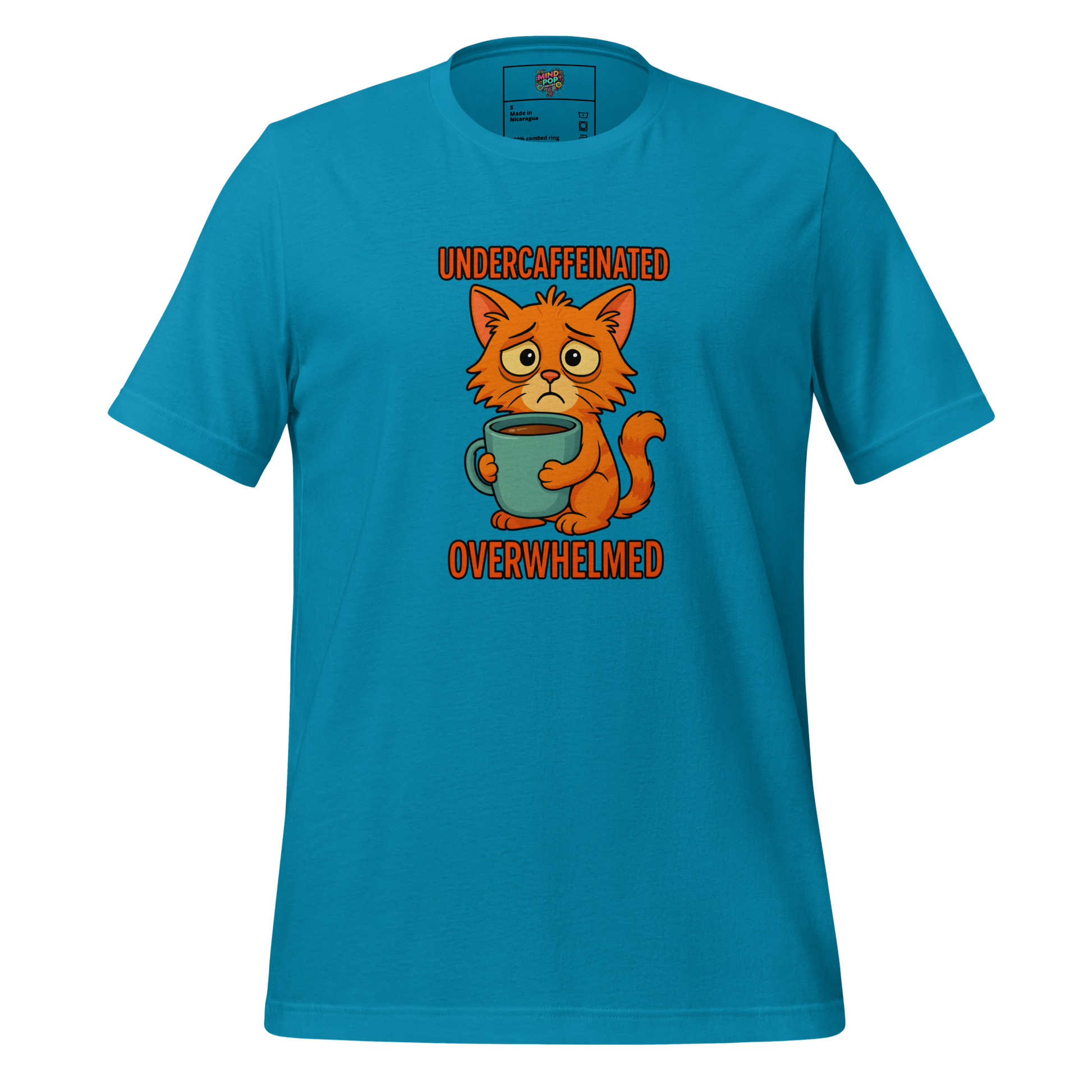 Overwhelmed Kitty Shirt - MindPop Threads