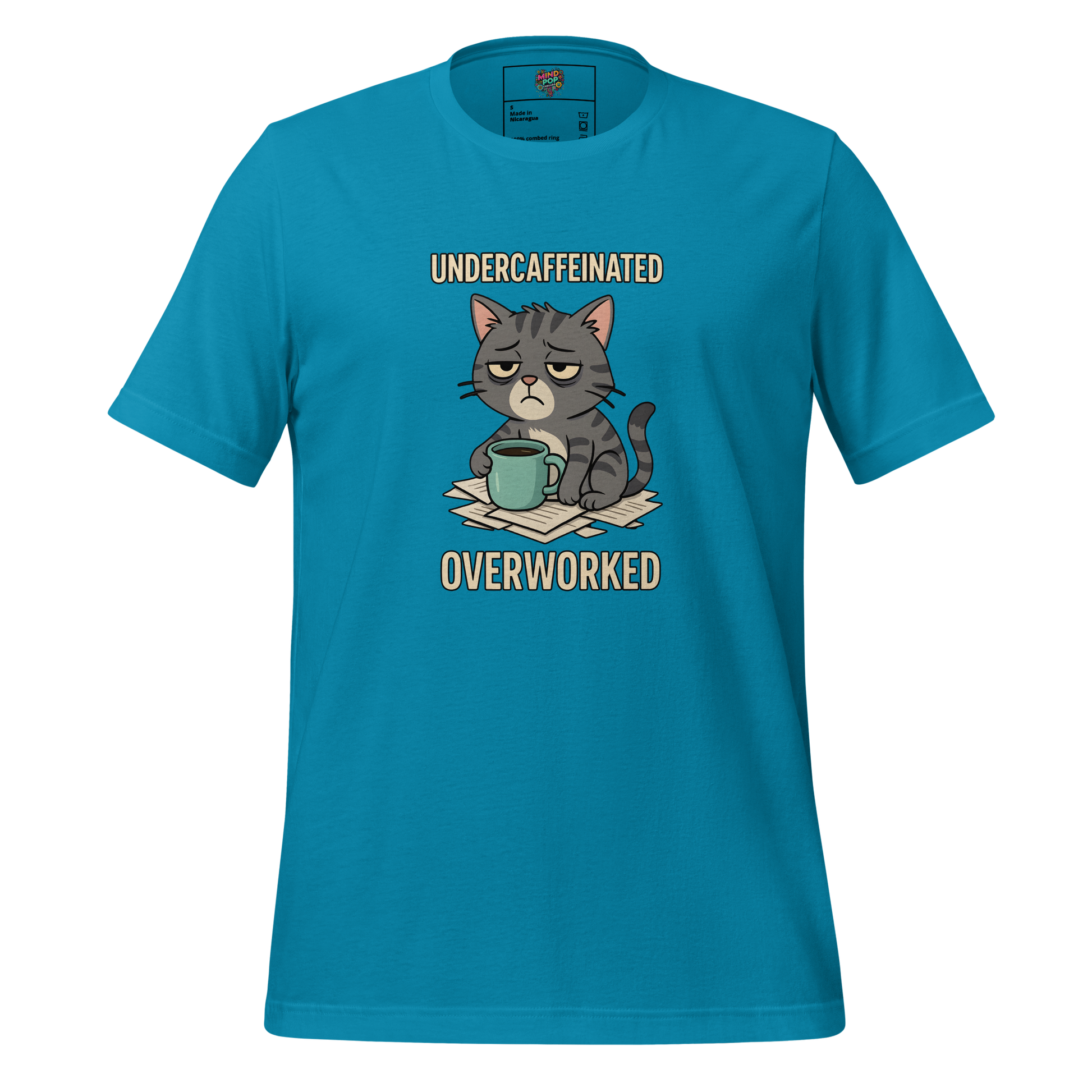 Undercaffeinated Overworked Shirt - MindPop Threads