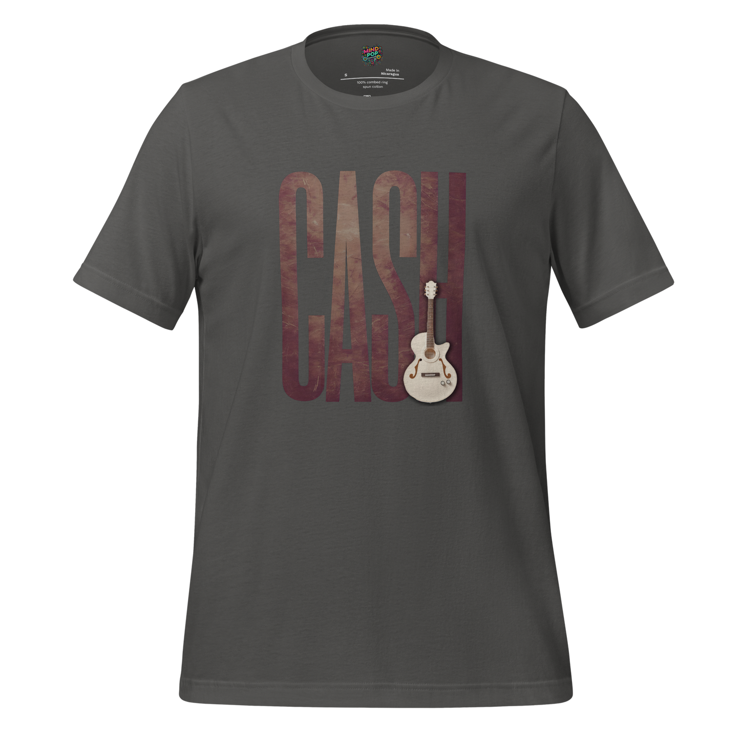 Leathered Man in Black SHirt - MindPop Threads