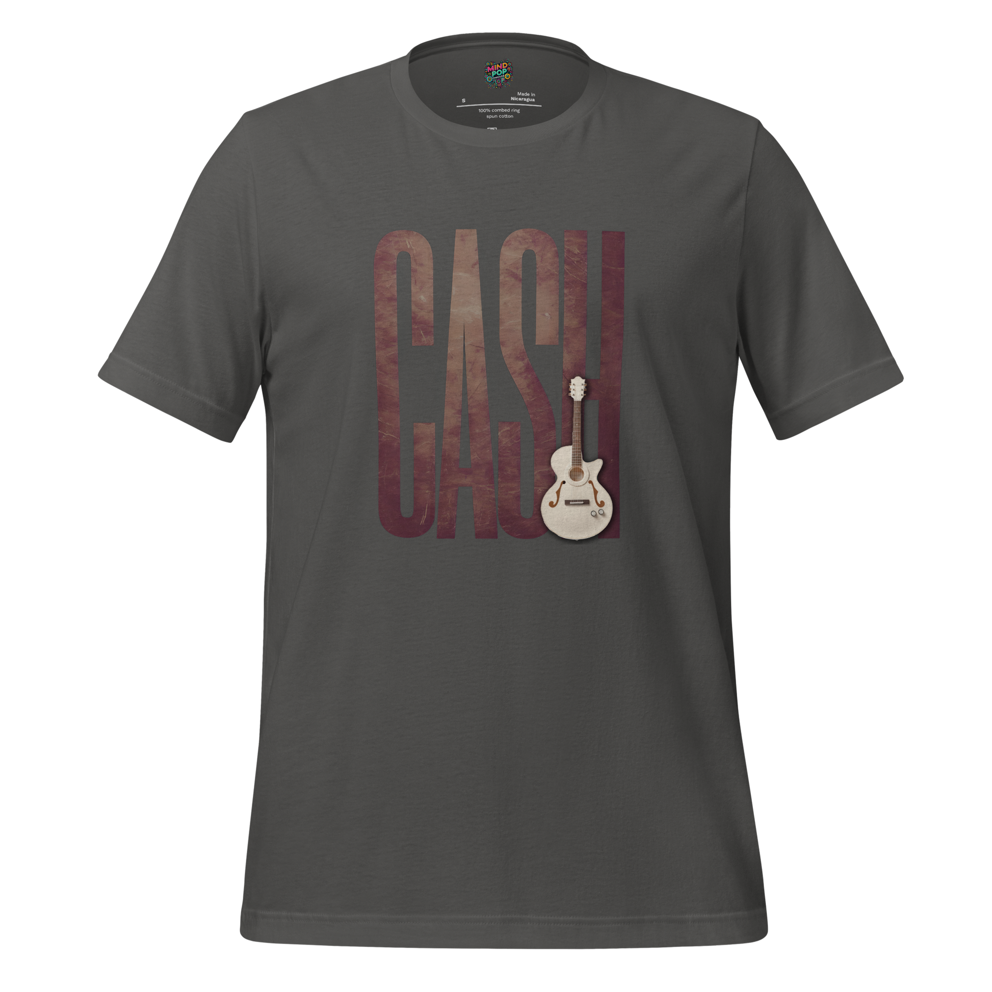 Leathered Man in Black SHirt - MindPop Threads