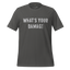 What's Your Damage Shirt - MindPop Threads