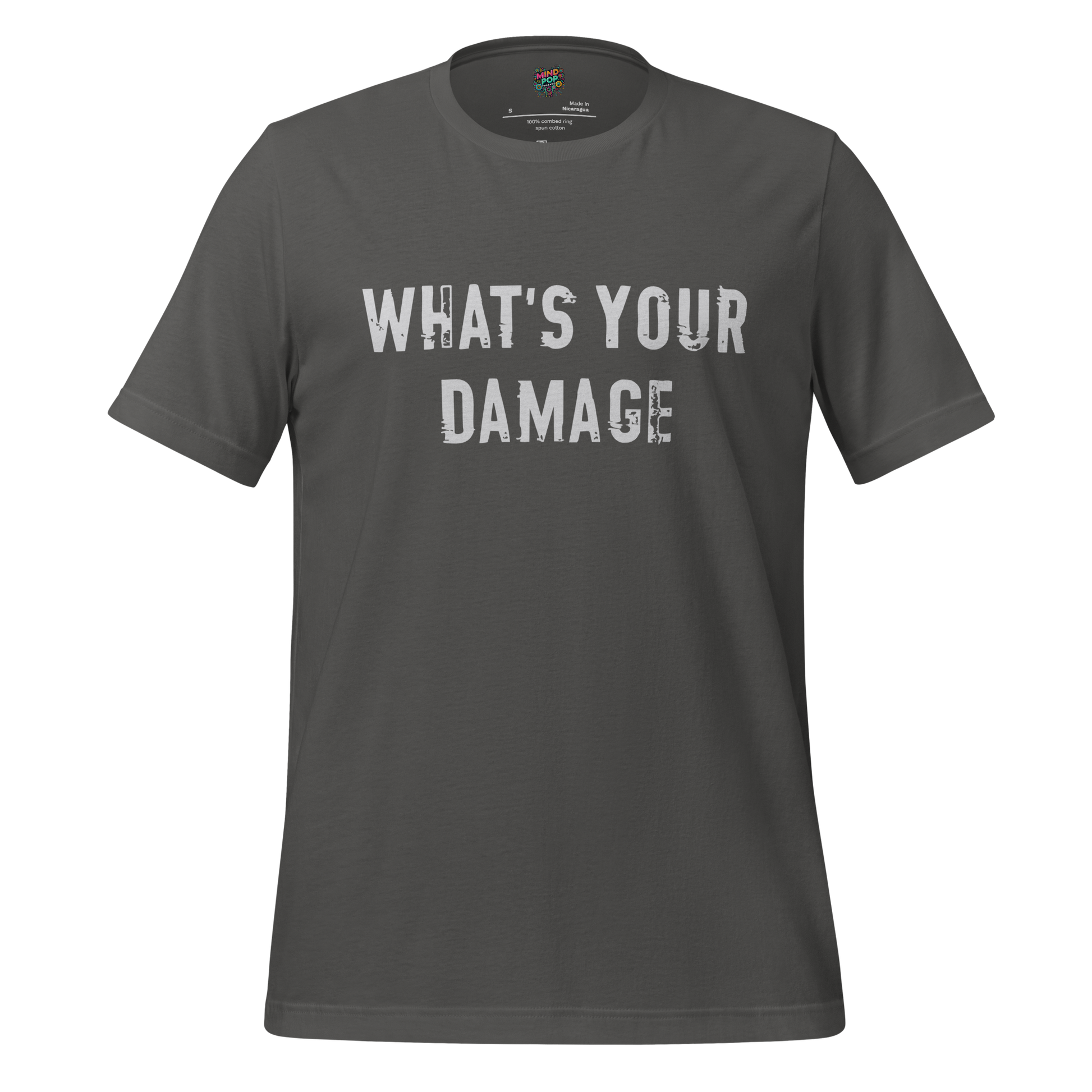 What's Your Damage Shirt - MindPop Threads