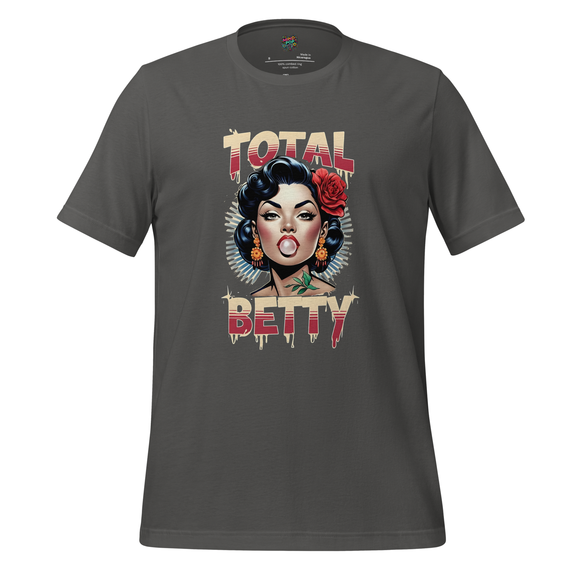 Total Betty – Chola Style Bubble Gum Babe Shirt - MindPop Threads