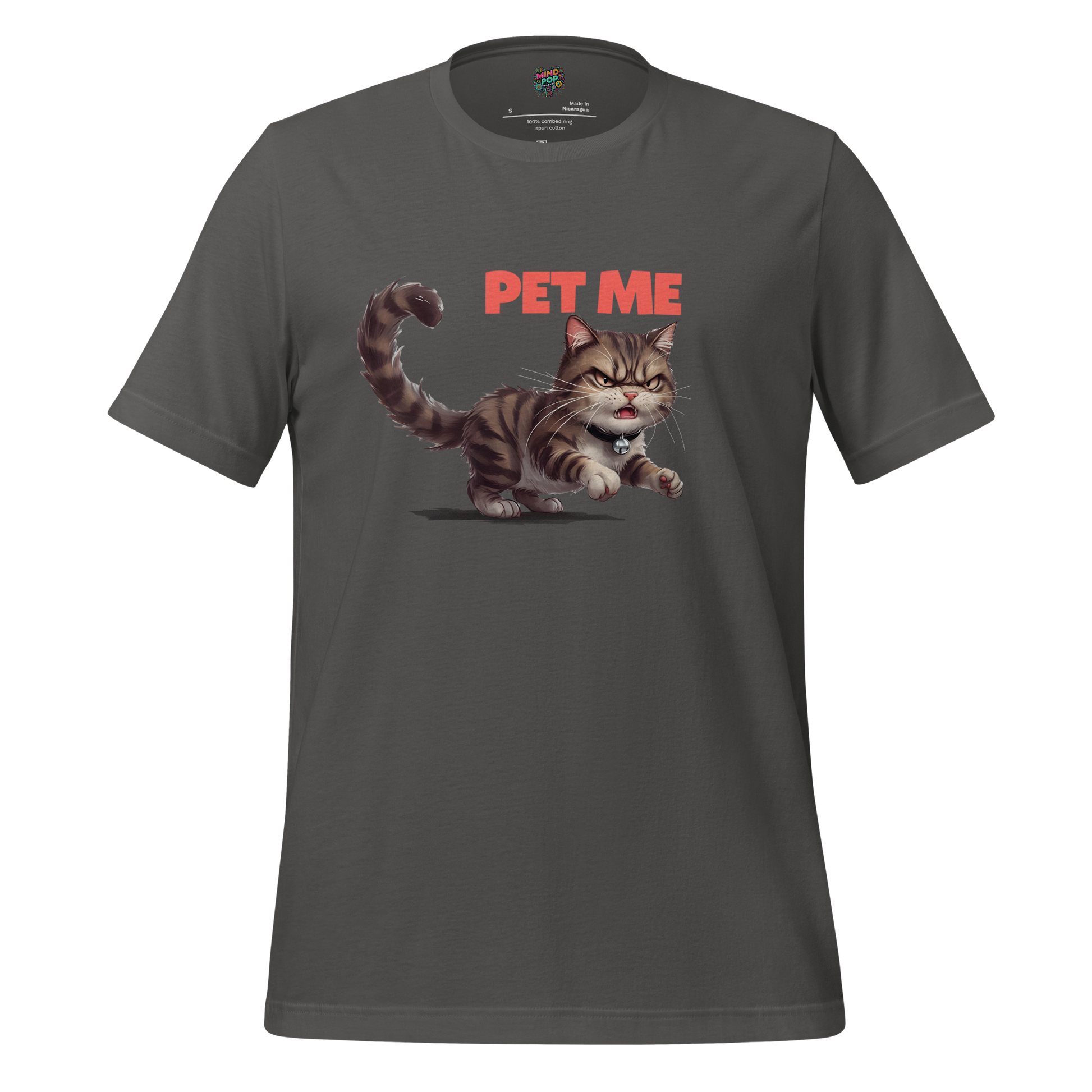 Pet Me – Angry Cat Shirt  T-Shirt