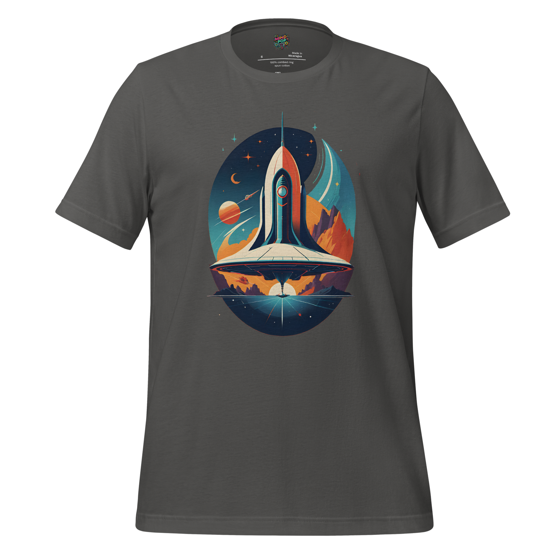 Retro Sci-Fi Spaceship Shirt  T-Shirt